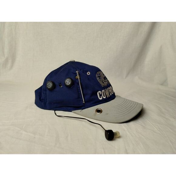 Vintage Dallas Cowboys AM FM Radio Hat Cap Snapback WORKS - Read Description - Picture 4 of 9
